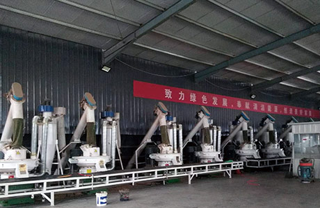 Décima línea de producción de pellets de madera de Jiangsu